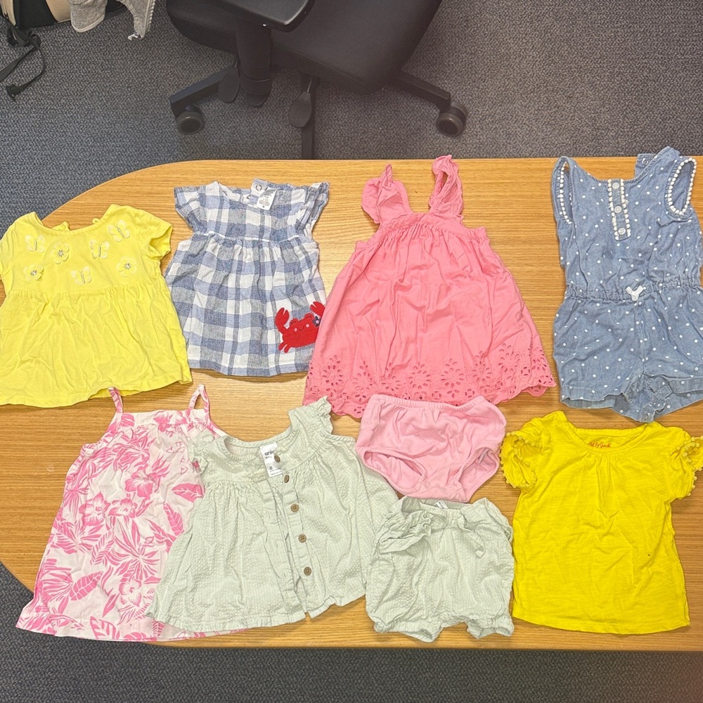 Baby girl summer clothes 6-12months